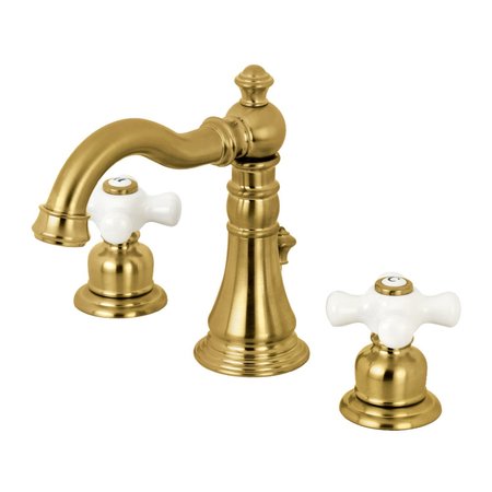 FAUCETURE FSC1973PX American Classic 8" Widespread Bathroom Faucet, Brushed Brass FSC1973PX